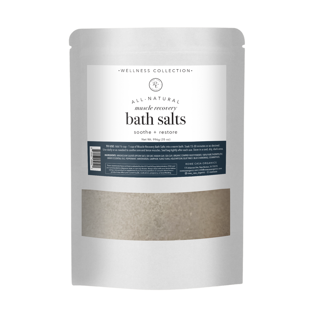 MUSCLE RECOVERY BATH SALTS | 35 OZ