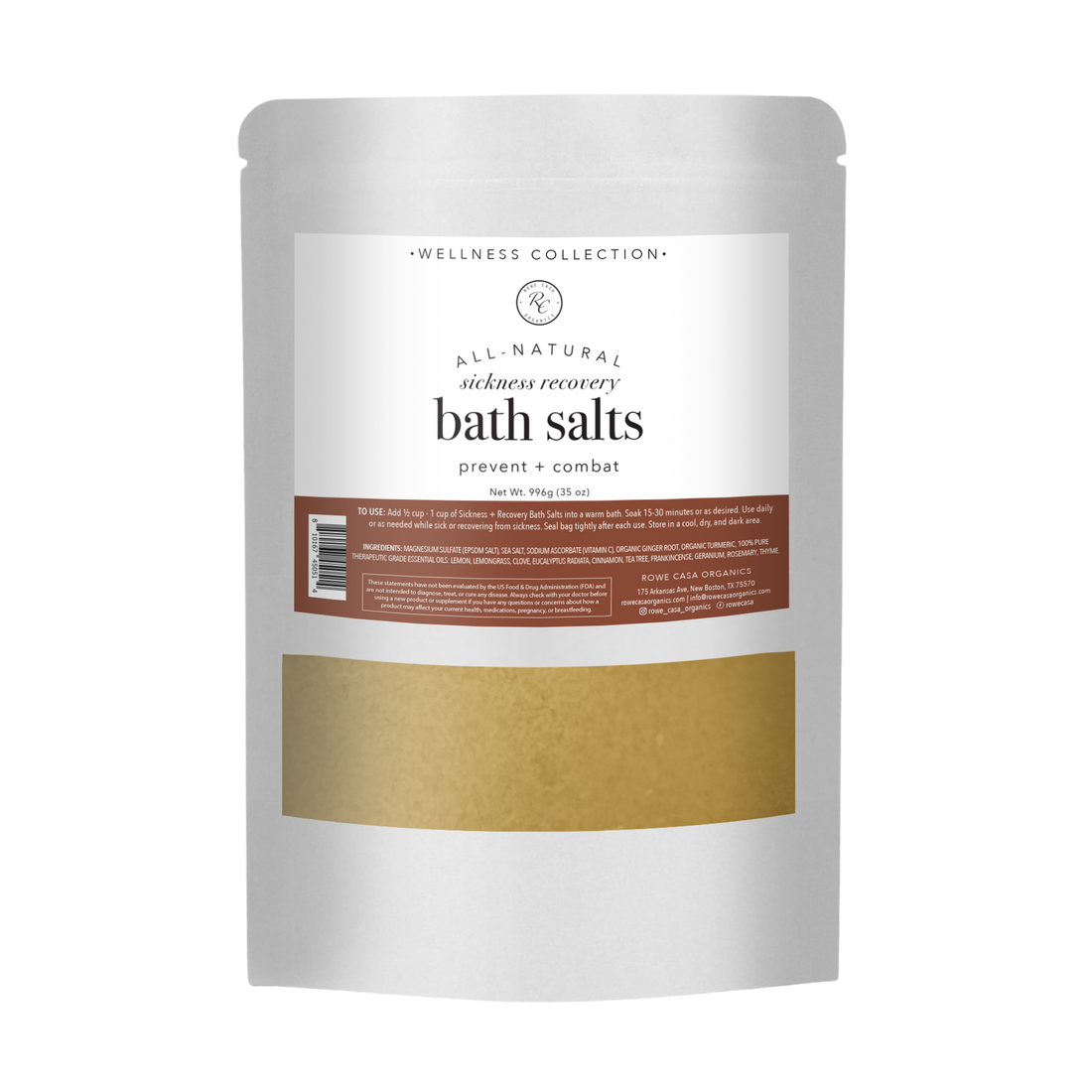 SICKNESS RECOVERY BATH SALTS | 35 OZ