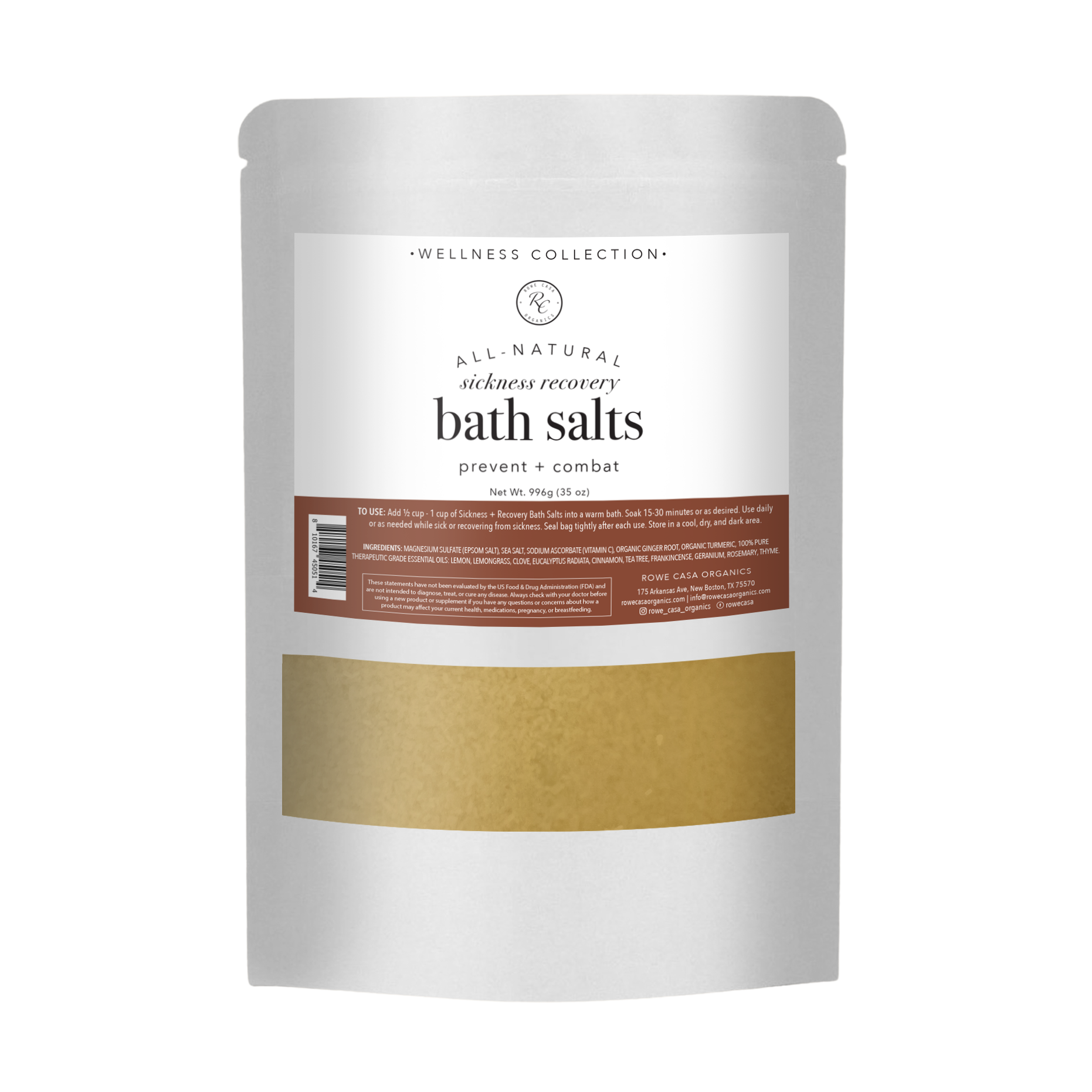 SICKNESS RECOVERY BATH SALTS | 35 OZ