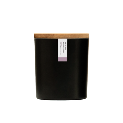 LAVENDER + VANILLA BEESWAX CANDLE | 8.75 OZ